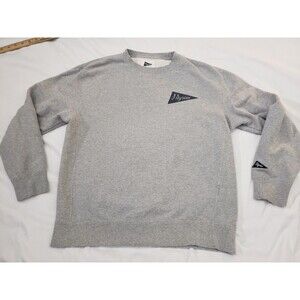 Pilgrim Surf Supply Size Small Gray Cotton Crew Neck Pullover Japan Made Sweater